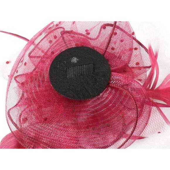 English hat mesh hat Kentucky Derby fascinator headpiece hat - Picture 5 of 9